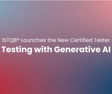 ISTQB Launches the New Certified Tester Testing with Generative AI certification announcement graphic