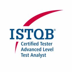 Official ISTQB Certified Tester Advanced Level Test Analyst logo.