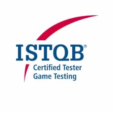 ISTQB Certified Tester Game Testing (CT-GaMe) official logo featuring blue text and a red swoosh element against a white background.